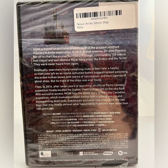 DVD Nova: Arctic Ghost Ship Documentary PBS NWT - Picture 3 of 4